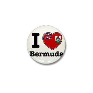  I love Bermuda Bermuda Mini Button by  Patio 
