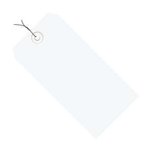   White Wired Tag 5 3/4 x 2 7/8 ÿ (G11073G) Category Shipping Tags