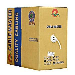    Cat5e Stranded Cable Blue PVC Jacket Sold per Foot Electronics