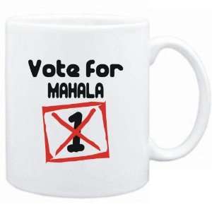  Mug White  Vote for Mahala  Female Names Sports 