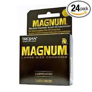 Trojan Magnum Lubricated Premium Latex Condoms 3 Ct Lot of 