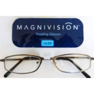  Magnivision Reading Glasses, Bristol, +2.00 Health 