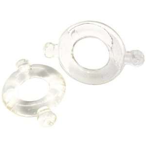 M2M Male Ring, Elastomer, Small, 2 Piece Set, Clear (Quantity of 1)