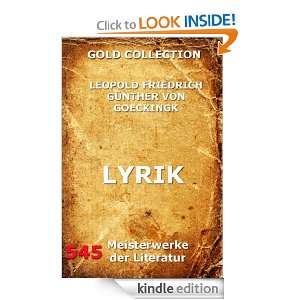 Lyrik (Kommentierte Gold Collection) (German Edition) [Kindle Edition 