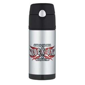  Thermos Travel Water Bottle Jesus Is The Rock On Which I 