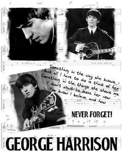 Beatles   George Harrison   Never Forget T Shirt   All Sizes   S 4XL 
