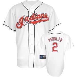 Jhonny Peralta Youth Jersey 2010 Majestic Home White Replica #2 