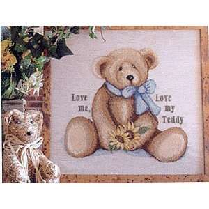  Love Me, Love My Teddy   Cross Stitch Pattern Arts 