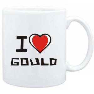  Mug White I love Gould  Last Names