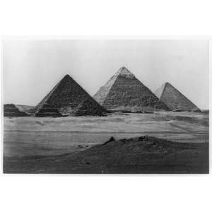   archaeological sites,sand,Jizah,Giza,Egypt,Frith,1862