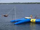 new rave sports 02370 rope swing water trampoline attachment w