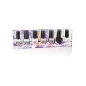     7pc  6 Polishes + Free Loosen Up Cuticle Remover  .6oz Each Beauty