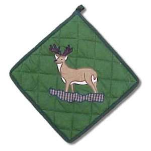    ZT Applique II Theme Wilderness Pot Holder 8x8