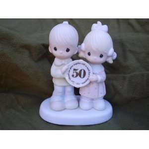  Precious Moments Figurine 50th Anniversary God Bless Our 