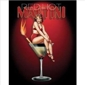  WeatherPrint 15022 Red Hot Martini Outdoor Art   Ralph 