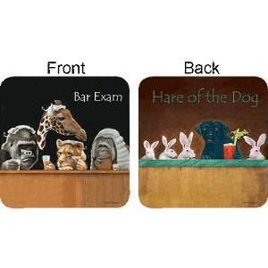  Bar Exam   Hare of the Dog Drink Coasters   Style YWW2 