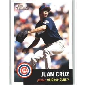  2002 Topps Heritage #50 Juan Cruz   Chicago Cubs (Baseball 
