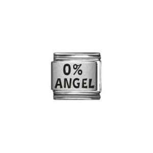  0% Angel Laser Italian Charm Bracelet Link Jewelry