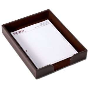   A3601 Econo Line Leather Front Load Letter Tray