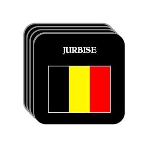  Belgium   JURBISE Set of 4 Mini Mousepad Coasters 