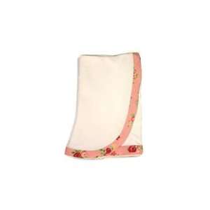  Lilypad Baby Girl Blanket with Pink Floral Trim Baby