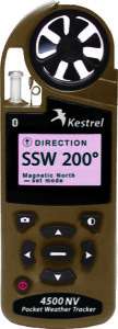 Kestrel 4500NV Bluetooth Weather Station Just Released  