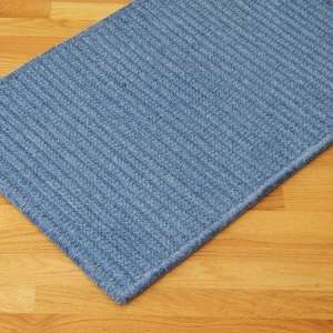   Mills SC58 Solid Chenille Rectangle Blue Ice Kids / Juvenile Rug Baby
