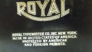 1930s Vintage KHM Royal Typewriter  