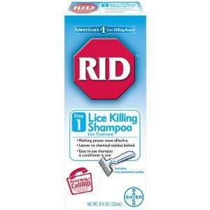  Rid Lice Killing Shampoo 8 oz. (Pack of 3) Health 