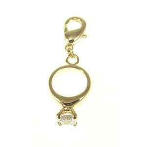  kala isjewels   Ladies  18ct Gold Plated CZ  Solitaire 