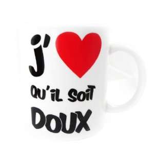  Humorous mug Jaime Quil Soit Doux.