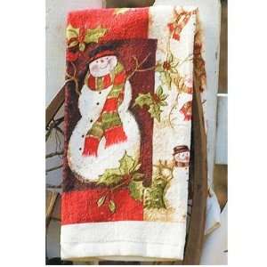 Kaydee designs Snowman terry Christmas towel  Kitchen 