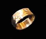 Hammered Ring Using Your Old/Scrap Gold   