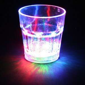  Ten Ounce LED Light Up Rock Glass 