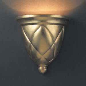 Justice Design 1480 LEAG, Ambiance Ceramic Wall Sconce Lighting, 1 