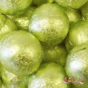 Leaf Green Foiled Chocolate Balls 10LBS  Grocery 