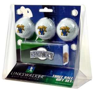  Kentucky Wildcats 3 Ball Gift Pack with Hat Clip Sports 