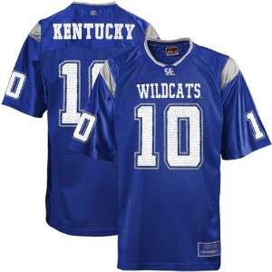  Kentucky Wildcats #10 Youth Royal Blue Rivalry Football 