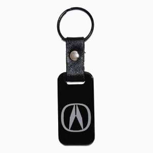  Acura Black Leather Strap Key Chain / Fob Automotive