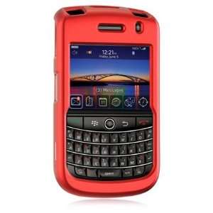 BlackBerry Tour 9630 Rubber Snap On Cover Case (Red) Cell 
