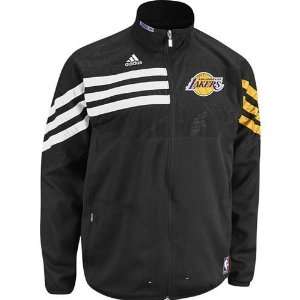  Los Angeles Lakers 2011 Warm Up Jacket (Black) Sports 