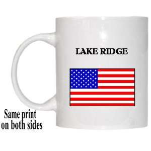  US Flag   Lake Ridge, Virginia (VA) Mug 