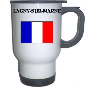  France   LAGNY SUR MARNE White Stainless Steel Mug 