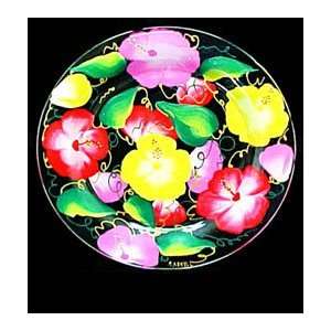     Hand Painted   Snack/Cake Plate   7 inch diameter