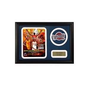  LeBron James MVP Photograph with Team Logo Patch in a 12 