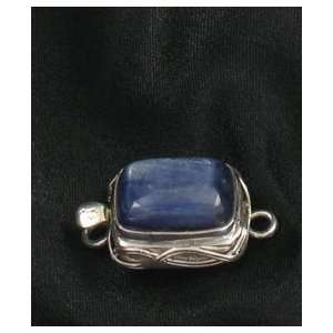  KYANITE LARGE STERLING CUSHION CLASP 15x12mm~ Everything 