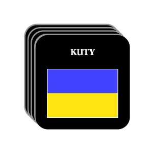  Ukraine   KUTY Set of 4 Mini Mousepad Coasters 
