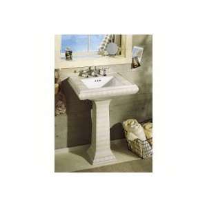  Kohler Nantucket design on Memoirs® pedestal lavatory 