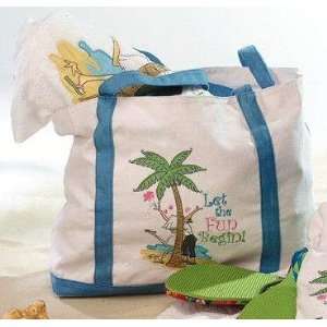  Let the Fun Begin Beach/tote Bag 