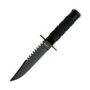  Kudzu Kommando Black Survival Knife with Sheath 